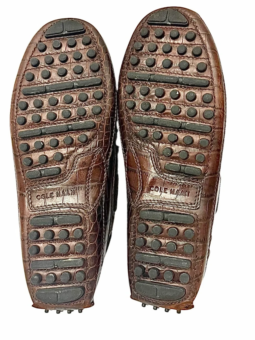 Cole Haan Grant Canoe Camp Moc Chestnut Driving Shoes Men’s Size 7M Leather